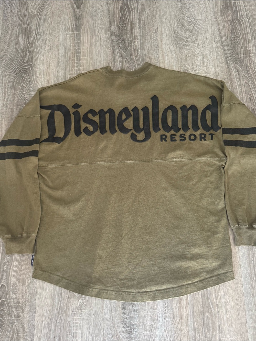 Disney Olive Green Disneyland Resort Long-Sleeve Pullover